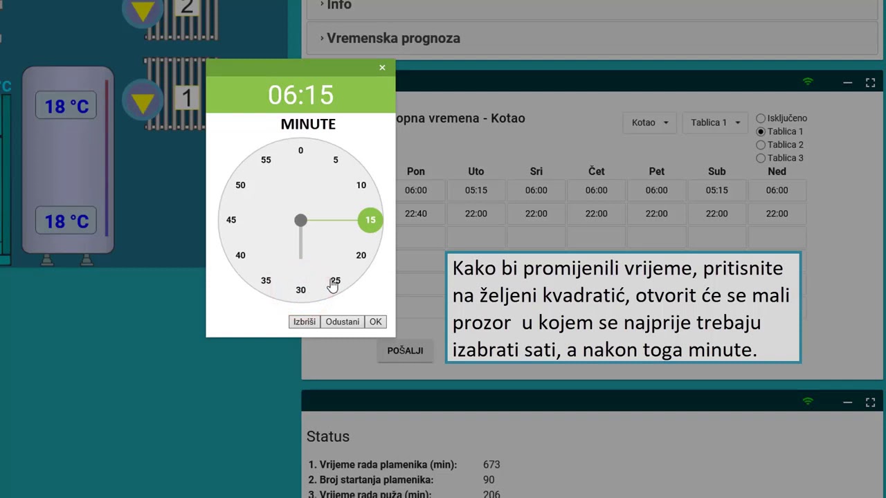 Video upute za Centrometal internet portal - nadzor kotla- ver 10/2019 (4,3'')