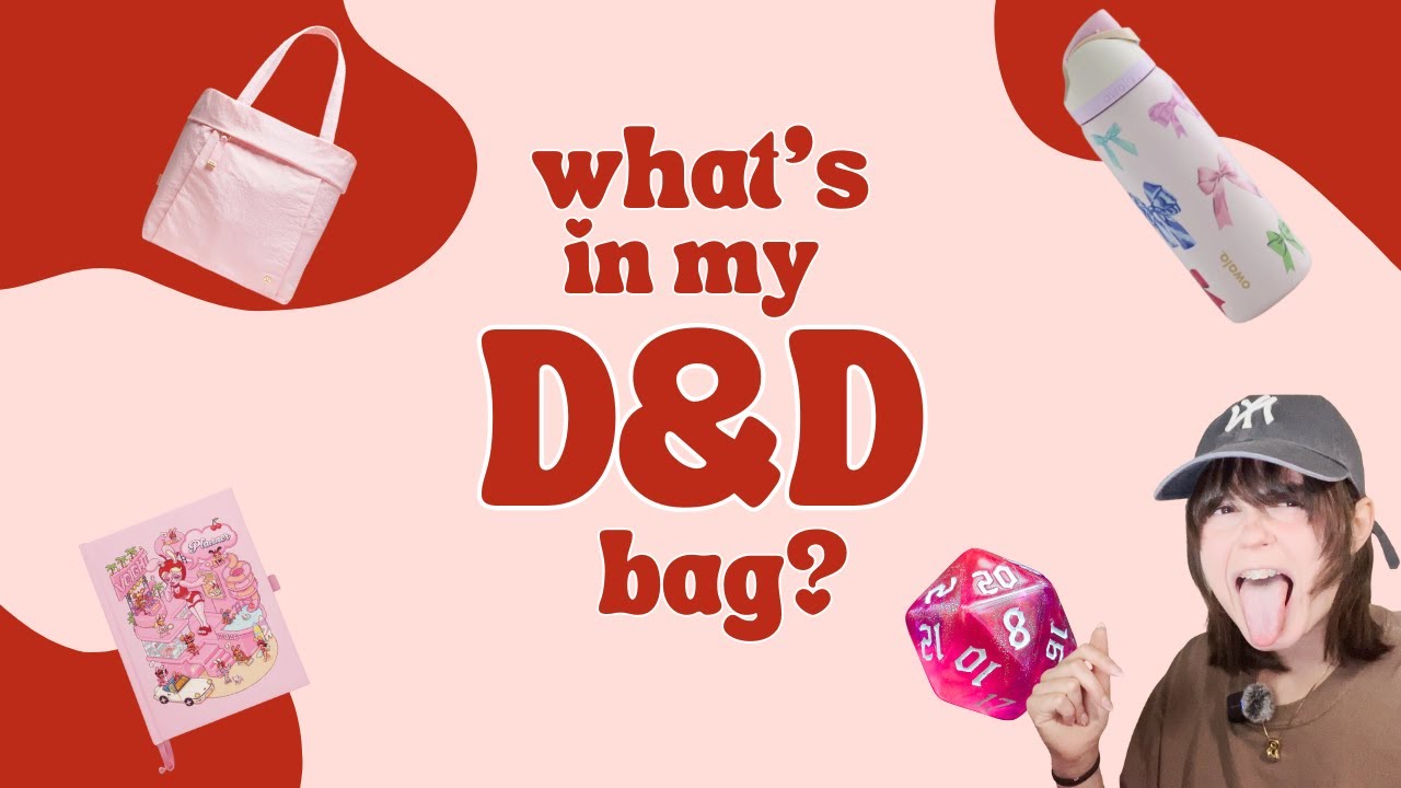 Everything I carry as a D&D DUNGEON MASTER. (Yes, it's iconic).