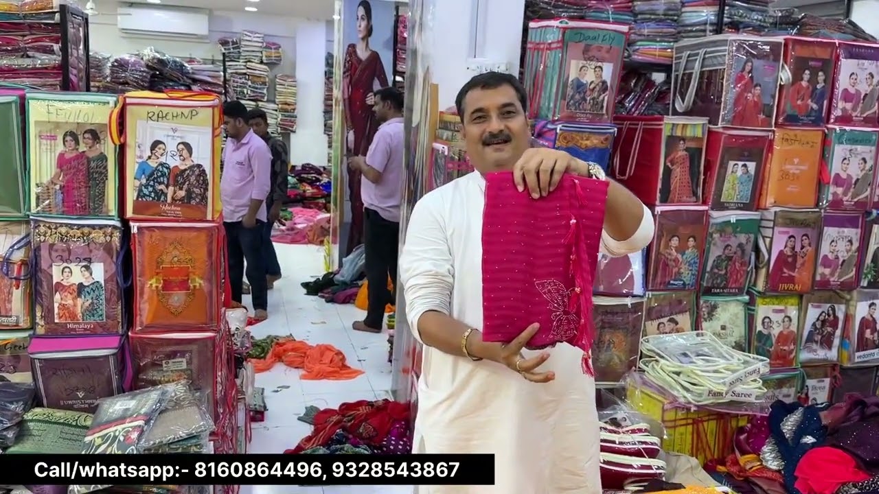 Up Bihar wale Lalaji surat. Cheapest saree market in india