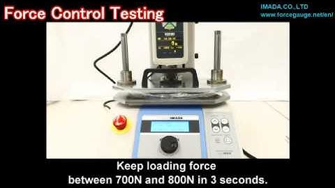 Stativo motorizzato MX2 Imada - Using with Force Control Cable