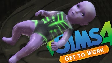 ALIEN BABY - The Sims 4 - Get To Work #6