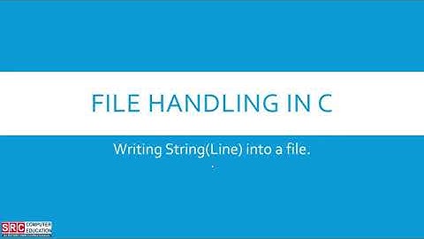 Program to write lines into a file|  B.Tech(CS/IT) - MCA - BCA | C - Language Tutorials in Hindi