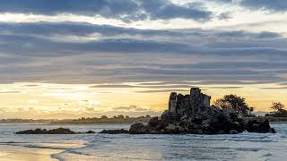 Ocean Tapping | Ocean Sunset | Relax Music Vol. 0057 | 4K