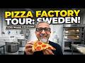 The Secret Life of a Swedish Pizza Factory #visitsweden #pizza, #pizzatime
