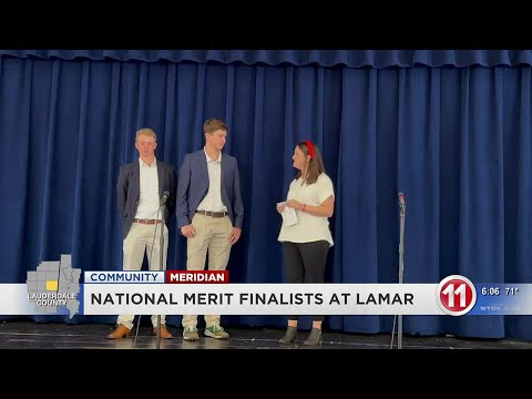 Two seniors from Lamar School found out they were selected as finalists for a high academic achie...