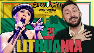 SERBIAN DUDE REACTS TO EUROVISION 2022 I LITHUANIA : MONIKA LIU - SENTIMENTAI