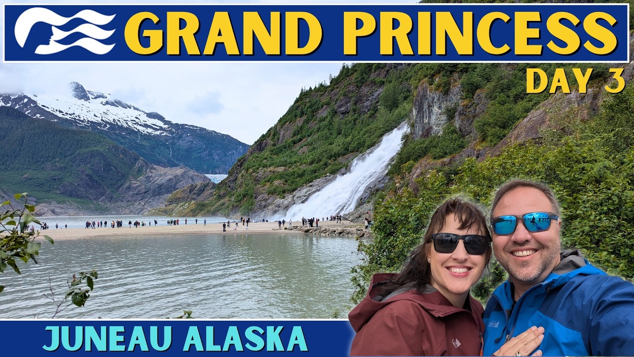 Grand Princess Alaska Cruise - Exploring Mendenhall Glacier & Juneau | Day 3 🏔️