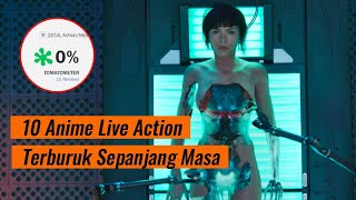 10 Anime Live Action Terburuk Sepanjang Masa : Ada yang Ratingnya 0%