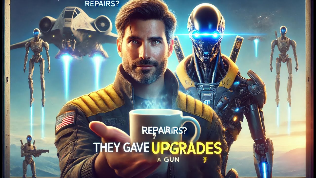 We Asked Humans for Repairs... They Gave Us Upgrades, Coffee, and a Gunship Detail | Best HFY Story