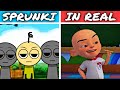 Incredibox Sprunki but Upin and Ipin - In real life and in the game