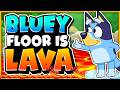 Bluey Floor Is Lava Party | Brain Break For Kids | Freeze Dance Challenge | Fun Kids Game