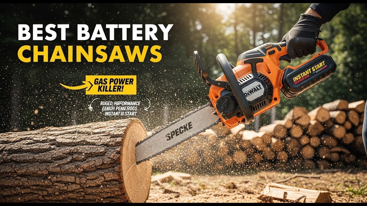 TOP 5 Best Battery Chainsaws 2026 | Best for DIY & Garden Work! - YouTube