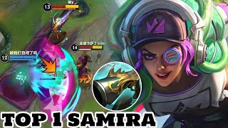 Wild Rift Samira - Top 1 Samira Gameplay Rank season17