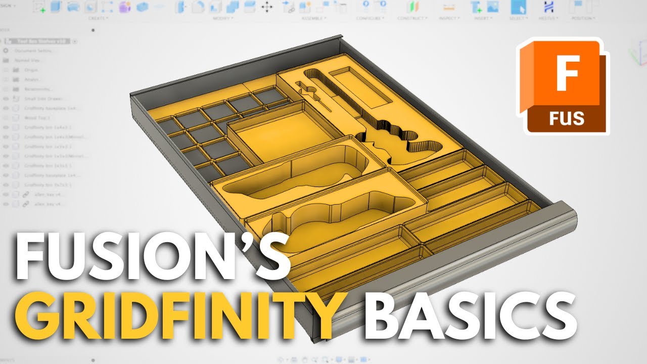 Fusion + Gridfinity: создавайте индивидуальные контейнеры уже сегодня!