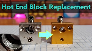 Stripped Heater/ Hot End Block Replacement; Ender 3, 5, and 10