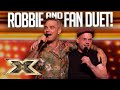 DREAMS DO COME TRUE! Robbie Williams sings 'Angels' with super fan Andy! | The X Factor UK