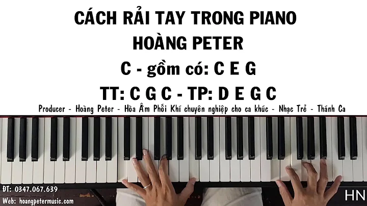 Hng dn: RI TAY TRONG PIANO - 01 - l C - CM7 - C7 l...