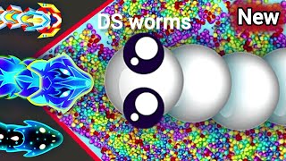 OMG 😱Snake io 🐍 Tofu snake skin 🐍 delicious  snake party, gameplay||  Ds worms