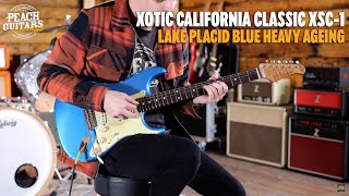 No Talking...just Tones Xotic California Clic Xsc-1 Lake Placid Blue Heavy Ageing