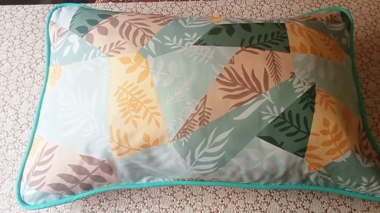 كيفية خياطة غلاف الوسادة بالكوردون باسهل طريقة للمبتدئات