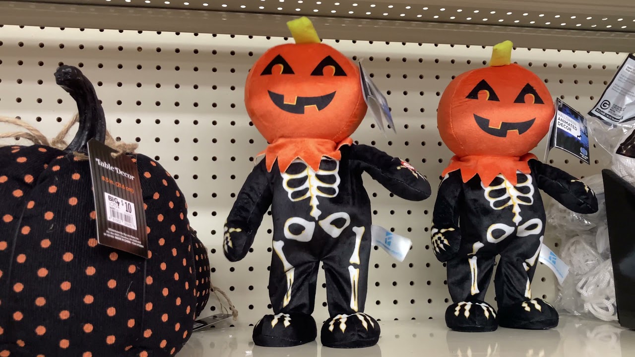 Big Lots Halloween 2021 Dancing Pumpkin Skeleton YouTube