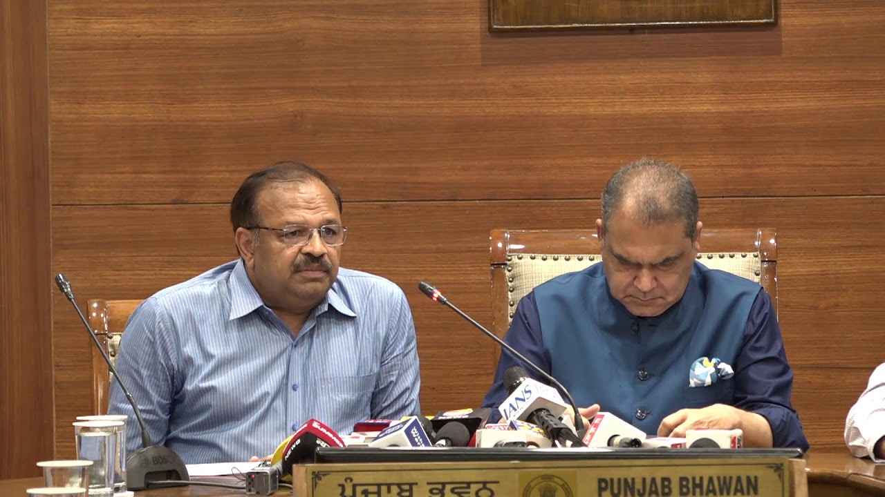 [Live] Cabinet Minister Sanjeev Arora interacting with mediapersons at Punjab Bhawan, Chandigarh.