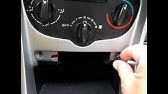 Removing Temperature Control - A/C Panel - Peugeot 307 - Youtube