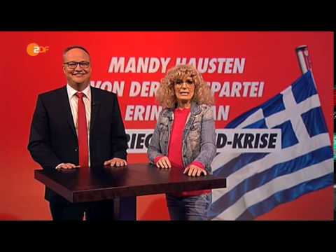 Ich trinke Ouzo und was machst Du so? | Mandy ZDF Heute Show