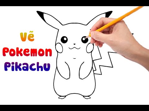 Vẽ Pikachu Pokemon - YouTube