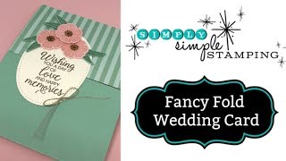 Fancy Fold Wedding Card