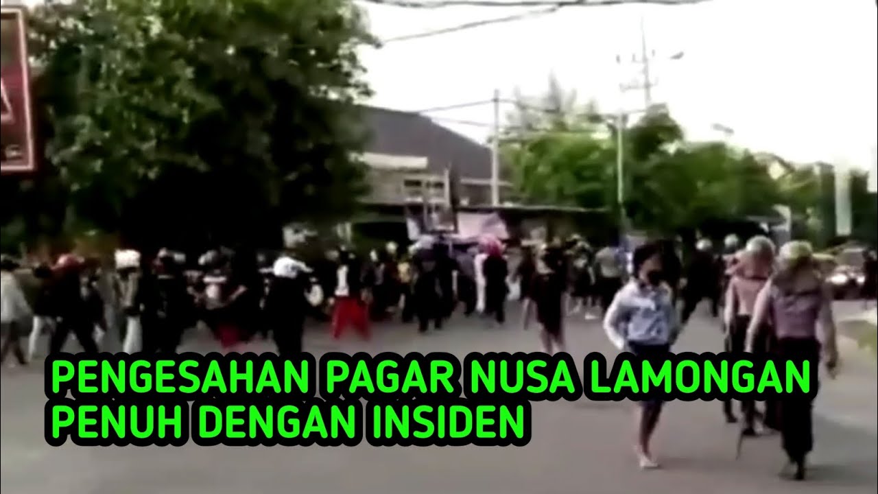 PENGESAHAN PAGAR NUSA LAMONGAN HARI INI FULL GES3KAN - YouTube