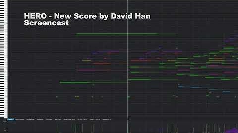 HERO - New Score by David Han (MIDI Mockup Screencast)