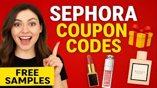 Sephora Coupon Codes 2025 | FREE Samples &amp; Gifts 🎁 Gucci, Dior, Tom Ford | Promo Codes Inside!