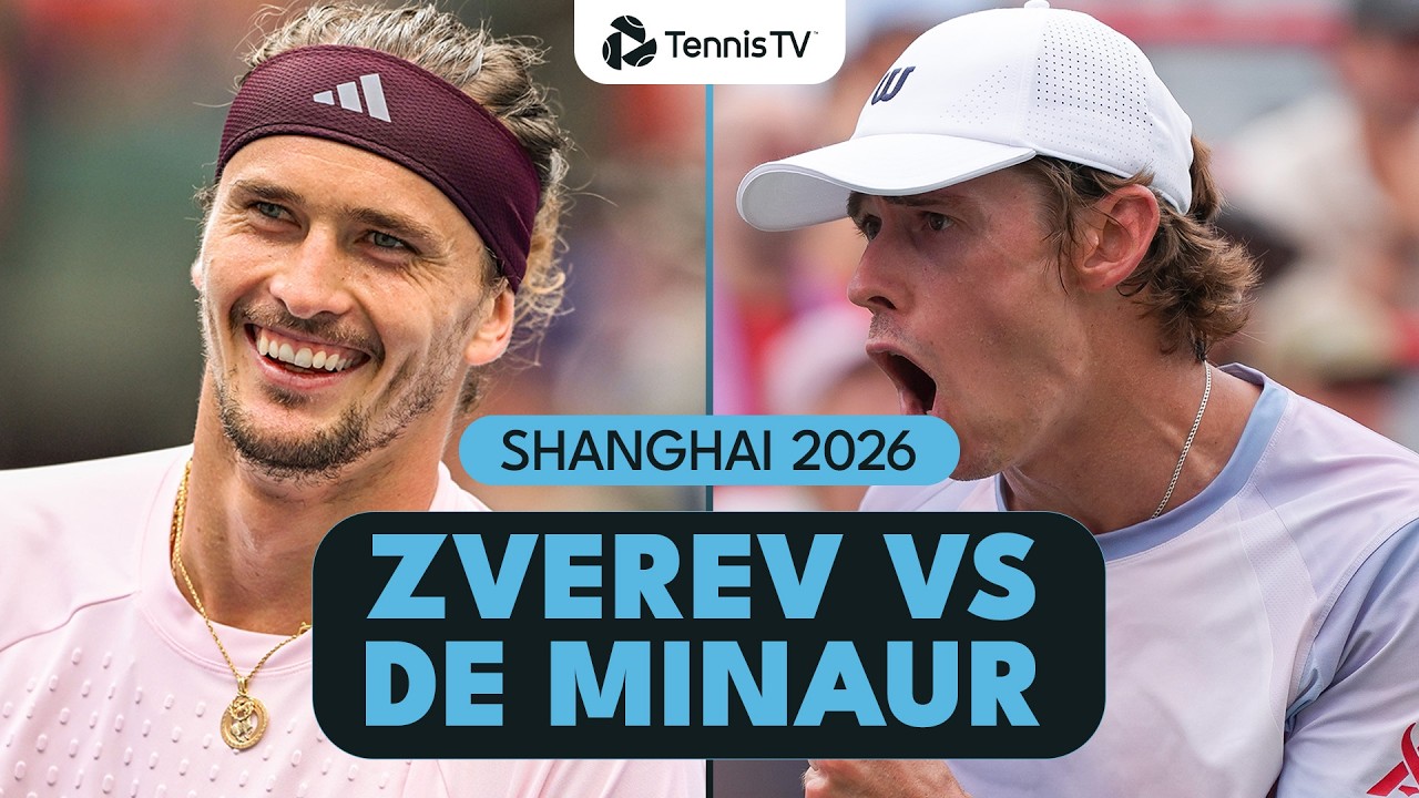 Alexander Zverev Battles Alex de Minaur 🔥 | Shanghai 2026 Highlights video thumbnail