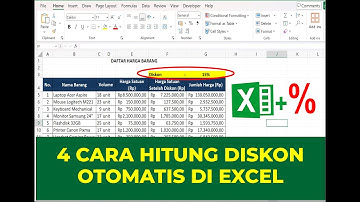 4 Cara Menghitung Diskon Otomatis di Excel, Cepat & Mudah!