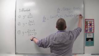 OCR MEI Core 3 4.18 Examples of Using the Quotient Rule