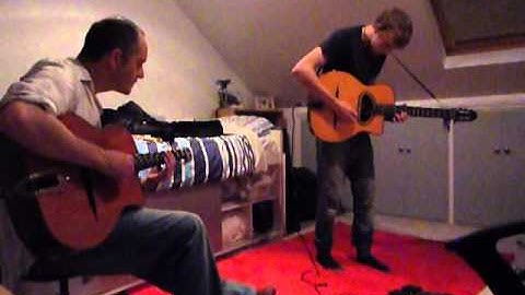 Two guitars and a loop pedal