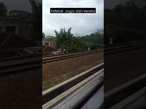 melihat Jogja dari atas kereta - lanjutan video sebelumnya