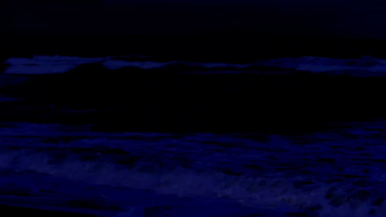 Steady Night Ocean Waves Creating a Calm Flow for Deep Relaxation and Sleep