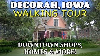 DJI OSMO POCKET 2: Decorah, Iowa Downtown Neighborhood Walking Tour #DecorahIowa #Decorah #Iowa #Pix