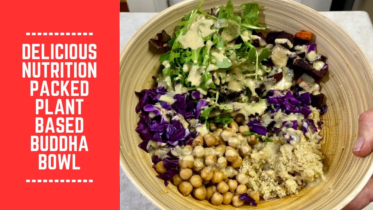 Вкусная и питательная вегетарианская чаша "Будда".