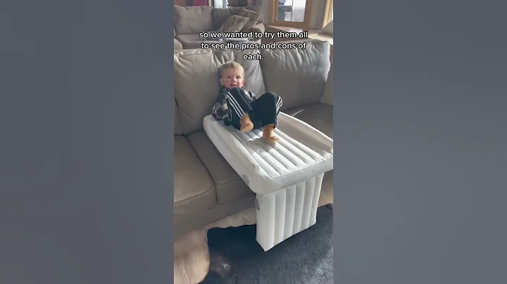 Testing airplane beds for kids #familytravel