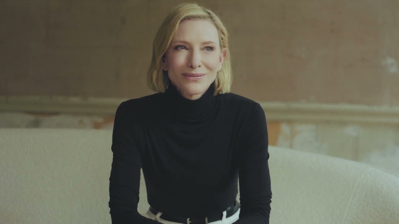 Cate Blanchett in the HEATTECH Cashmere Blend.
