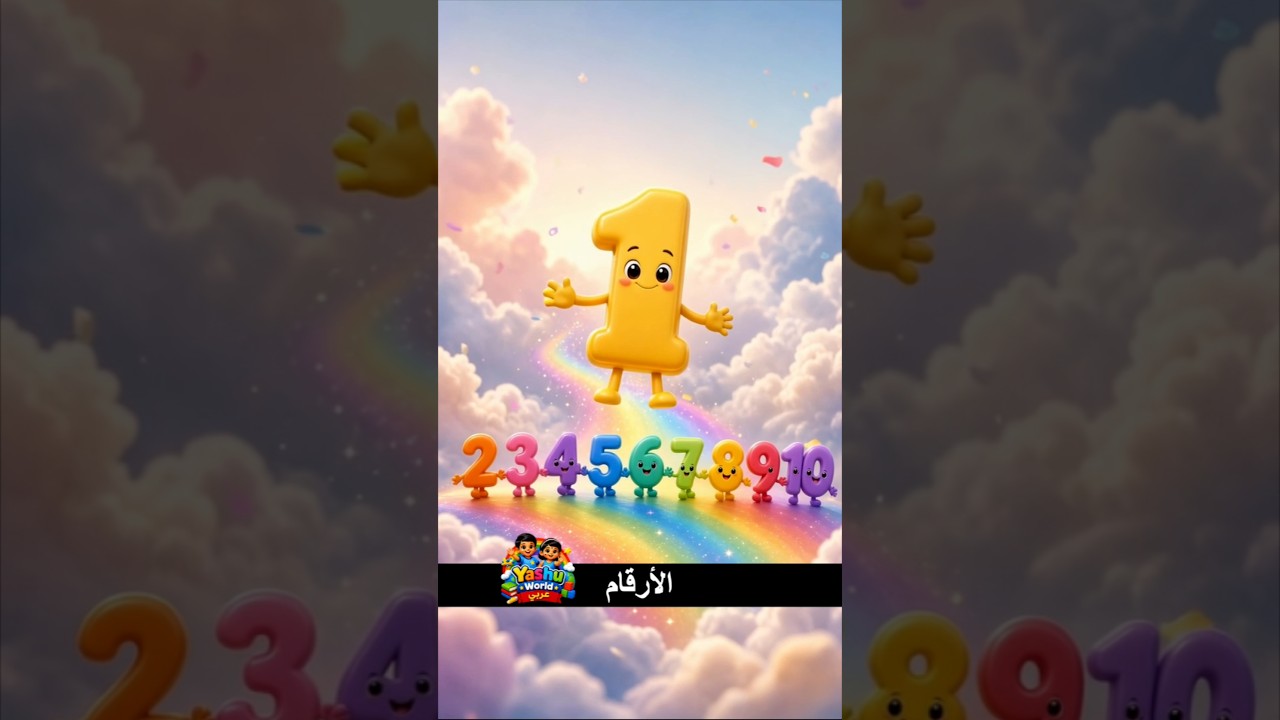 الأرقام  🔢 | Numbers in Arabic for Kids