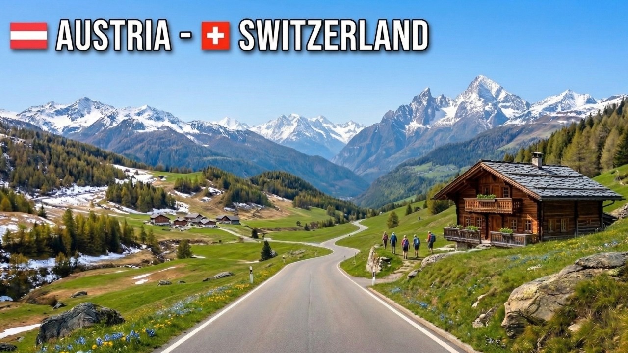Поездка из Австрии в Швейцарию: САМАЯ КРАСИВАЯ дорога в мире 🏔️ | 4K