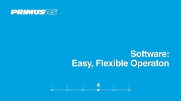 PrimusRS: Software - Easy, Flexible Operation (4 of 6)