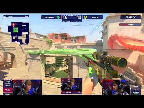 MONESY CLUTCH ФИНАЛЬНЫЙ РАУНД / FALCONS VS VITALITY / BLAST RIVALS 2025