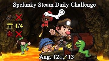 Spelunky Steam Daily Challenge - August 12th, 2013
