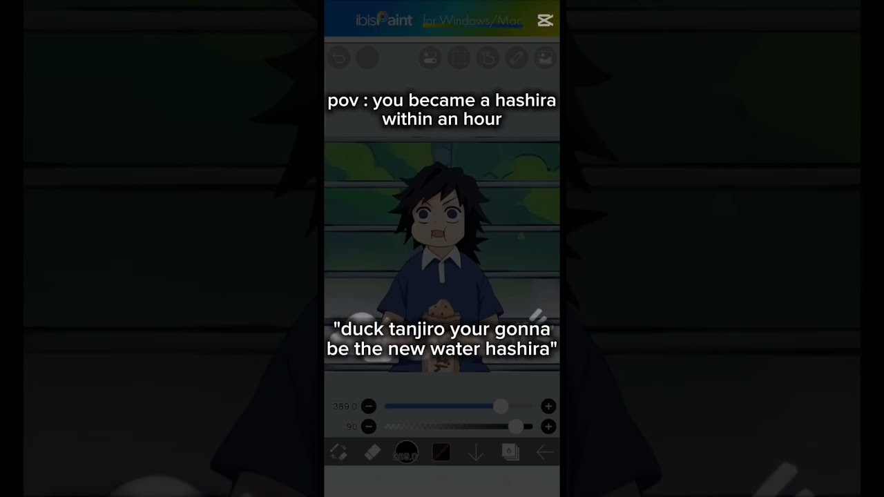 WHAT ARE YOU? SPEED? 😭#demonslayer#dontflop#goviral#anime#ibispaintx#capcut#hashiras#kny#dontgobald