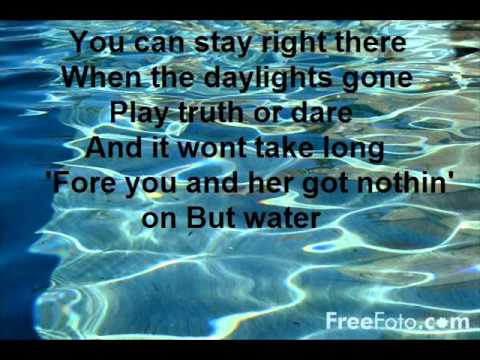 water - brad paisley lyrics